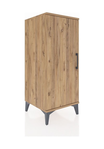 Hyperion Komodin 2 Raflı Tek Kapaklı 44x44x106 Çam-çam Çam