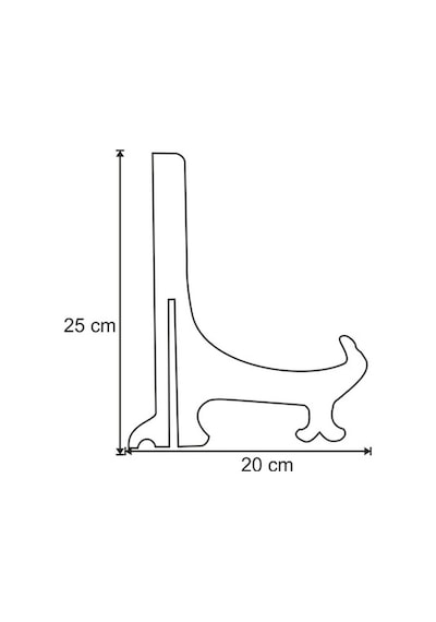 Çerçeve Teşhir Ayak Teşhir Standı 25 Cm No 6 Çerçeve Teşhir Ayak Teşhir Standı 25 Cm No 6