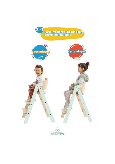 Mamatoyz Mychair Only Chair Mint Mama Sandalyesi Sadece Sandalye Versiyonu