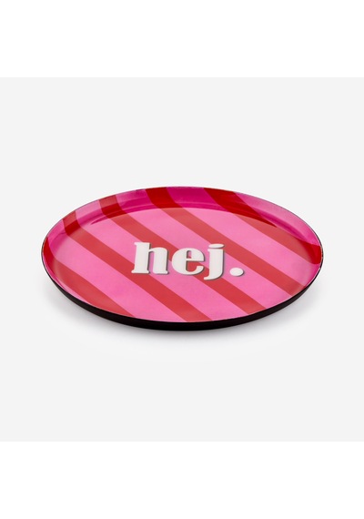 Pembe Demir Hej Tepsi 12,7x1x12,7 Cm
