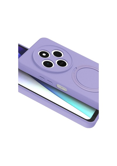 Newface - 85 - Xiaomi Redmi 14c Regal Magsafe Standlı Kapak - Aconcept - - Lila Diğer