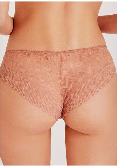 Magic Form 548 Zigzag Dantelli Normal Külot - Kiremit Kiremit