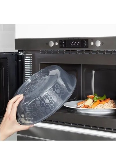 Sumuhome Prıckıg Mikrodalga Fırın İçin Kapak Mavi 26 Cm Mavi