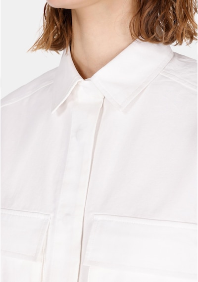 Colin's Colins Regular Fit Shirt Neck Düz Kadın Beyaz Kısa Kol Gömlek Cl1073342 Cl1073342 Q1.v1 Ofw Beyaz