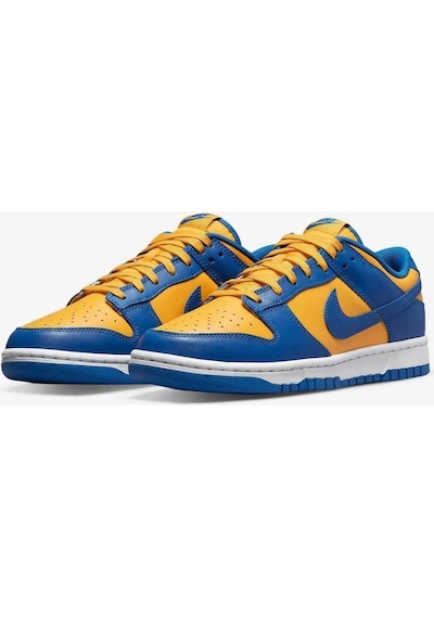 Nike Dunk Low Ucla Erkek Spor Basketbol Ayakkabı Mavi - Sarı