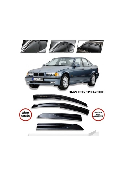 Bmw E36 Cam Rüzgarlığı - Kutulu Gönderim - Lazer Kesim