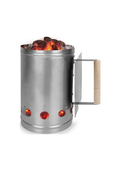 Mangal Yakma Bacası Közmatik Barbekü Kömür Tutuşturma Bacası Seti