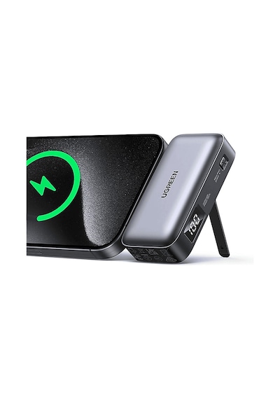 Ugreen Mini 5000 mAh 22.5 W 2 Port Taşınabilir Şarj Cihazı Gri