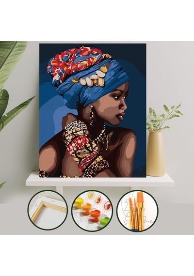 Sayılarla Boyama Tuval Seti 40X50 Cm - Zarafet