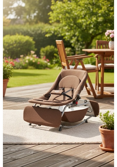 Çift Yönlü Sallanabilir Lüks Ana Kucağı ve Bebek Dinlenme Koltuğu Ergonomik Tasarım