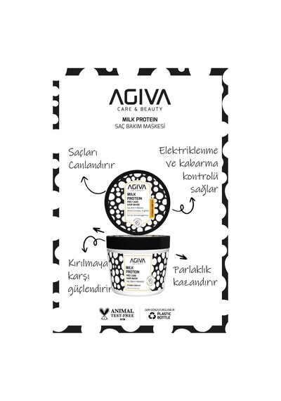 Milk Protein Kuru Ve Yıpranmış Saçlar İçin Saç Maskesi Agiva Care & Beauty Amino Complex