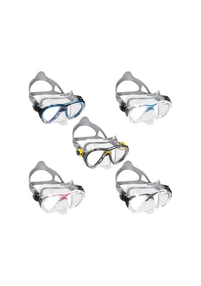 Albashop Cressi Big Eyes Evolution Dalış Maskesi Clear-Clear-Pink