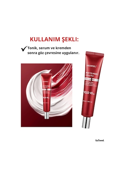 Medipeel Phyto Exosome Pdrn Lifting Shot Göz Kremi 40 Ml Kırışıklık Karşıtı & Sıkılaştırıcı