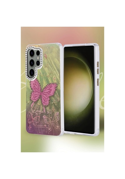 Galaxy Uyumlu - S25 Ultra Kılıf Blade Aynalı Desenli Kapak - Desen 8