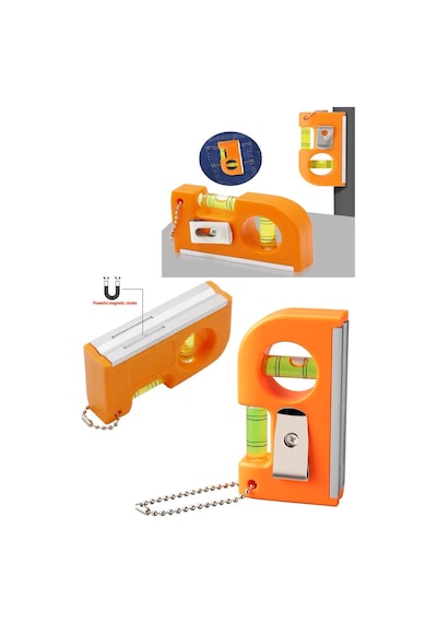 Su Terazisi Mini Eğim Ölçen Terazi Mıknatıslı Çok Amaçlı Ölçüm 22cm Yüzey Ölçümü