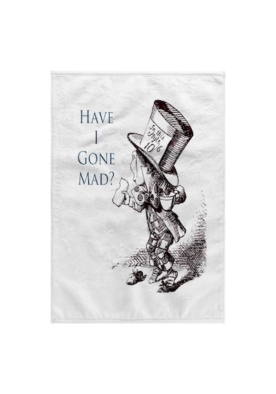 Ayrex 3d Rose Hatter Have I Gone Mad Alice İn Wonderland El/spor Havlusu, 15 X 22 Diğer