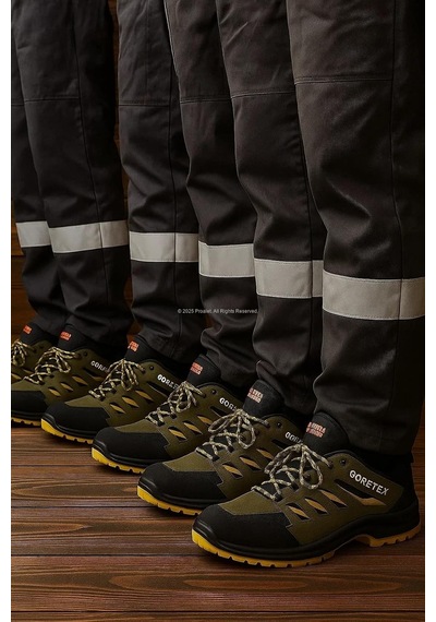 Stone Foot İş Güvenliği Ayakkabısı, Normal Burun, Çift Yoğunluklu Taban, Yağ Ve Petrole Dayanımlı, Anti-slip Diğer