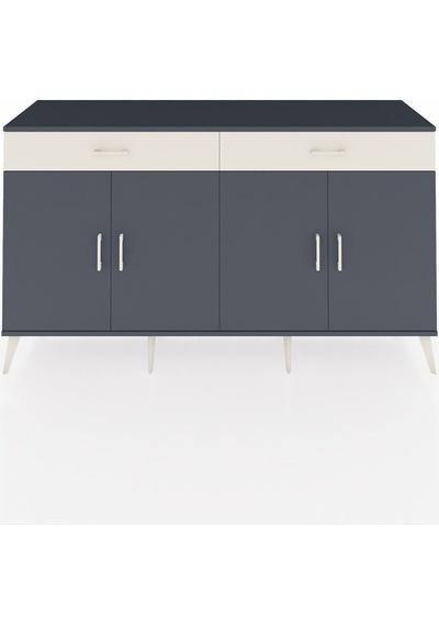 Hyperion Konsol 4 Raflı 2 Çekmeceli 4 Kapaklı 176x44x99 Antrasit- Antrasit-antrasit/aytaşı Hyperion Konsol 4 Raflı 2 Çekmeceli 4 Kapaklı 176x44x99 Antrasit- Antrasit-antrasit/aytaşı