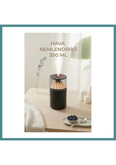 Trendexa 350 Ml Led Işıklı Hava Nemlendirici & Modern Oda Kokusu Difüzörü Mac