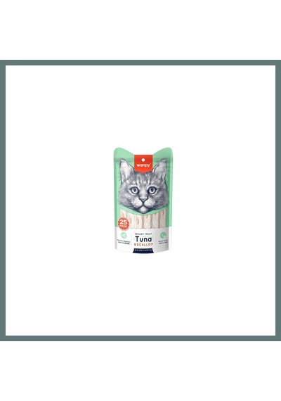 Wanpy Ton Balık Ve Deniz Taraklı Krema Kedi Ödülü 25x14 Gr Ventra