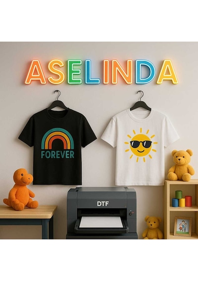 Aselinda Bluey Baskılı Back To School Unisex Çocuk Tişört-okula Dönüş Baskılı Çocuk Tişört Beyaz