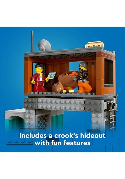 Lego City Polis Sürat Teknesi Ve Hırsızların Gizlenme Yeri 60417 - 6 Yaş İçin Yapım Seti 311 Parç Lego City Polis Sürat Teknesi Ve Hırsızların Gizlenme Yeri 60417 - 6 Yaş İçin Yapım Seti 311 Parç