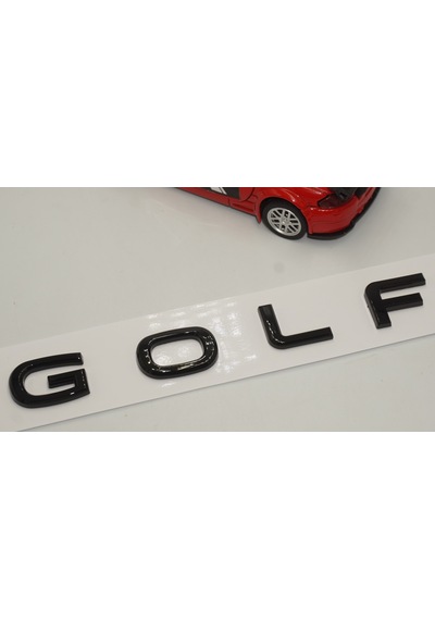 Volkswagen Golf8 Bagaj 3M 3D Yeni Nesil Parlak Siyah ABS Yazı Log