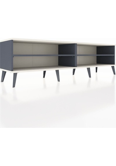 Hyperion Tv Ünitesi 2 Raflı 176x44x51 Antrasit-aytaşı/antrasit Aytası/antrasıt Hyperion Tv Ünitesi 2 Raflı 176x44x51 Antrasit-aytaşı/antrasit Aytası/antrasıt