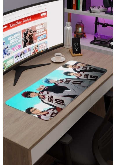 Kuroko No Basket Anime V4 - 70x30 Xl Gaming Kauçuk Kaymaz Taban Mouse Pad Fare Altlığı