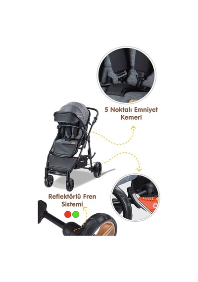 Bc-340 Bora Cross Travel Puset Gri D
