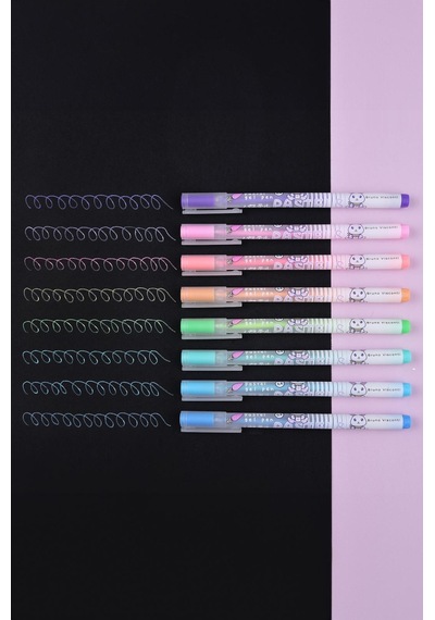 Jel Kalem Seti "pastels.", 0.8 , 8 Renk Pastel