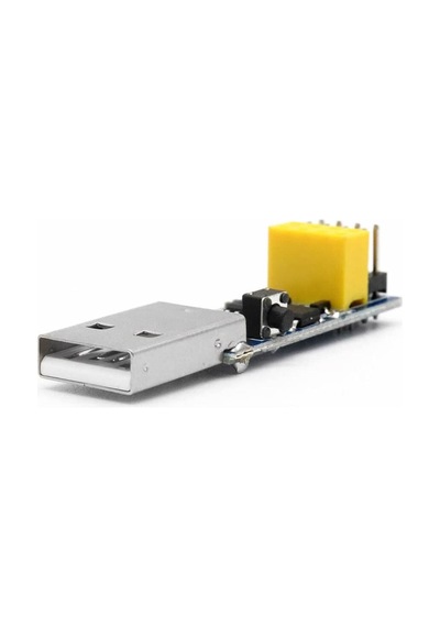 Esp-01 Ch340 Usb Bağlantı Adaptörü Uyumlu Reset Butonlu Esp01 Esp8266 Esp-01s Wifi Modül