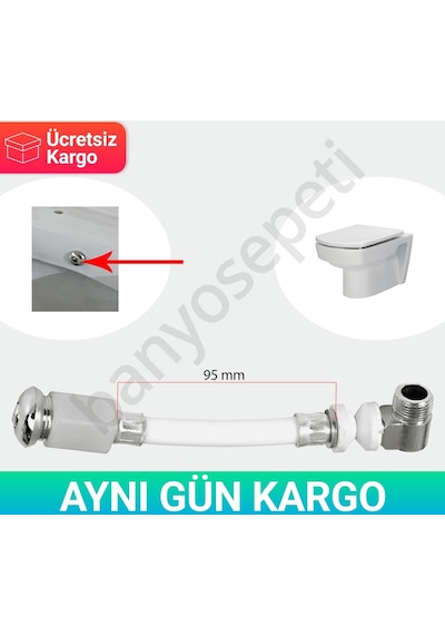 VitrA Asma Klozet Taharet Çubuğu