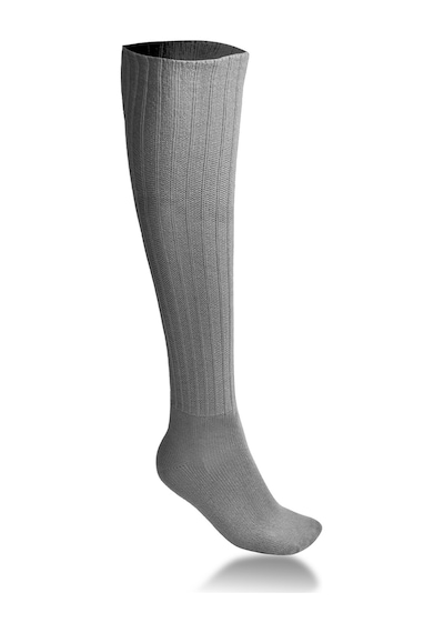 Ciho Socks 4 Çift Uzun Diz Altı Gri Kışlık Kadın Yünlü Çizme Uyku Çorabı Soft Touch gri