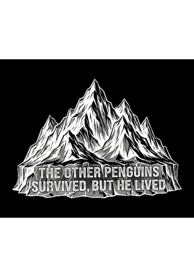 Primemagazam Kadın 3 İplik Pamuklu Kapüşonlu Hoodie Sweatshirt Nihilist Penguen Baskılı - Siyah Çeşitli