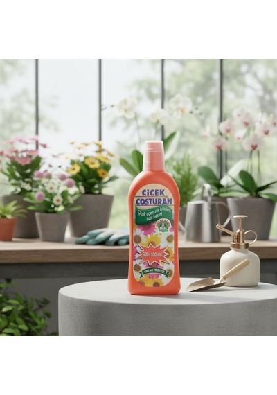 Çiçek Coşturan Çiçek Açan Süs Bitkileri İçin Özel Sıvı Bitki Besini 600 Ml 500+100 Ml Hediyeli 0,250