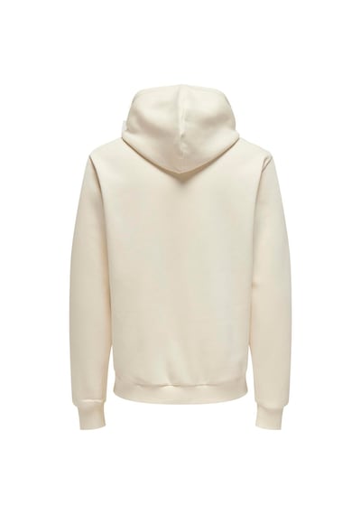 Only & Sons Kapüşon Yaka Beyaz Erkek Sweatshırt Onsconnor Authentıc Reg Hoodıe Swea