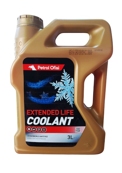 Petrol Ofisi Extended Life Coolant Kırmızı Organik Antifriz 3 Lt Ü.t: 18.10.2024