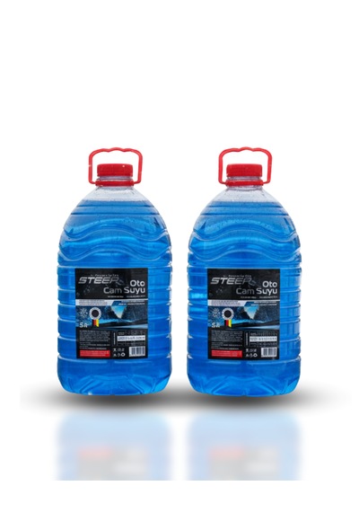 Steep Oto Cam Suyu -20 Derece Antifriz İçerikli 5 Lt 2 Adet