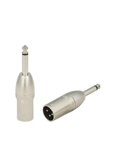 Rx-J383 6.3Mm Mono Erkek - Xlr 3Pin Erkek Çevirici - Roxtone