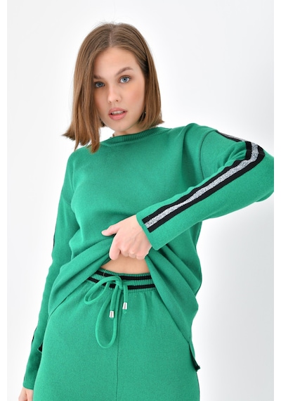 Ftz Women Kadın Sim Detaylı İkili Takım Benetton 20635-benetton Yeşil