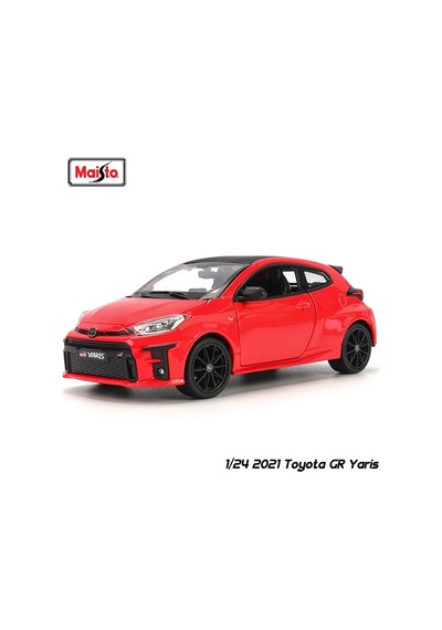 Maisto 1:24 Yeni Stil 2021 Toyota Gr Yaris Simülasyon Alaşım Araba Modeli El 2021 Toyota Gr