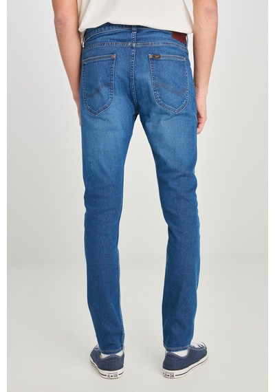 Lee Luke Slim Fit Dar Kesim Mavi Pamuklu Esnek Jean Denim Pantolon