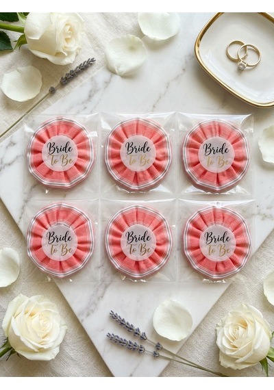 6'lı Bride To Be Bekarlığa Veda Hediyeliği Pamuk Scrunchie Saç Tokası Seti