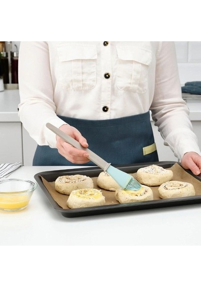 Ikea Bakglad Yağlama Ve Yumurta Fırçası 26 Cm Turkuaz Bej