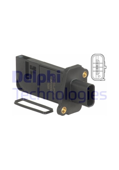 Delphı Af10432-12b1 Maf Sensörü 2.2d Defender L316 07 16 Dıscovery Sport L550 14 Freelander 2 L359 07 14 R.r Evoque L5 38 11 19 Ford Transıt Mondeo Fıesta Peugeot Boxer Cıtroen Jumper 2.2 Hdı Volvo S60 Lr019830-8v2112b579aa-9674958880