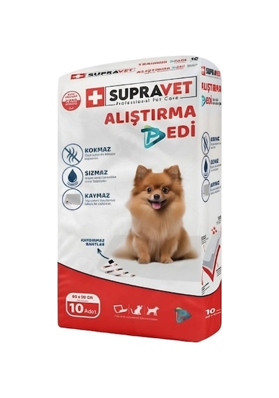 Supravet Köpek Tuvalet Alıştırma Pedi 10 Adet 60x90 Cm