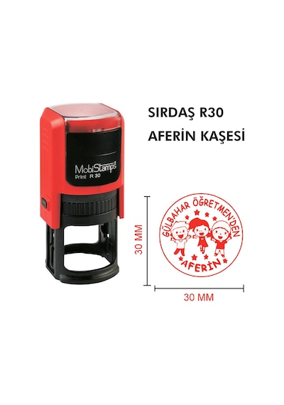Kaşeciniz Sırdaş R30 Öğretmen - Aferin Kaşesi Model 2 Diğer