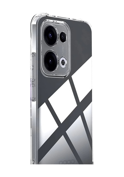 Oppo A6 Pro 4g Lüx Şeffaf Silikon - Şeffaf