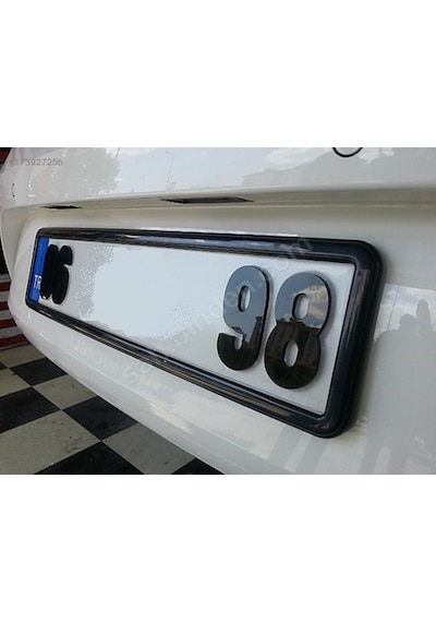 2 Adet Piyano Black Consept Plakalık. Yazısız Plakalık Çeşitleri 328695677